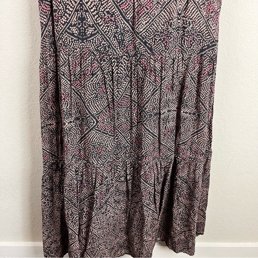 Apiece Apart Alta Maxi Dress Print Cotton Scalloped - Picture 5 of 11